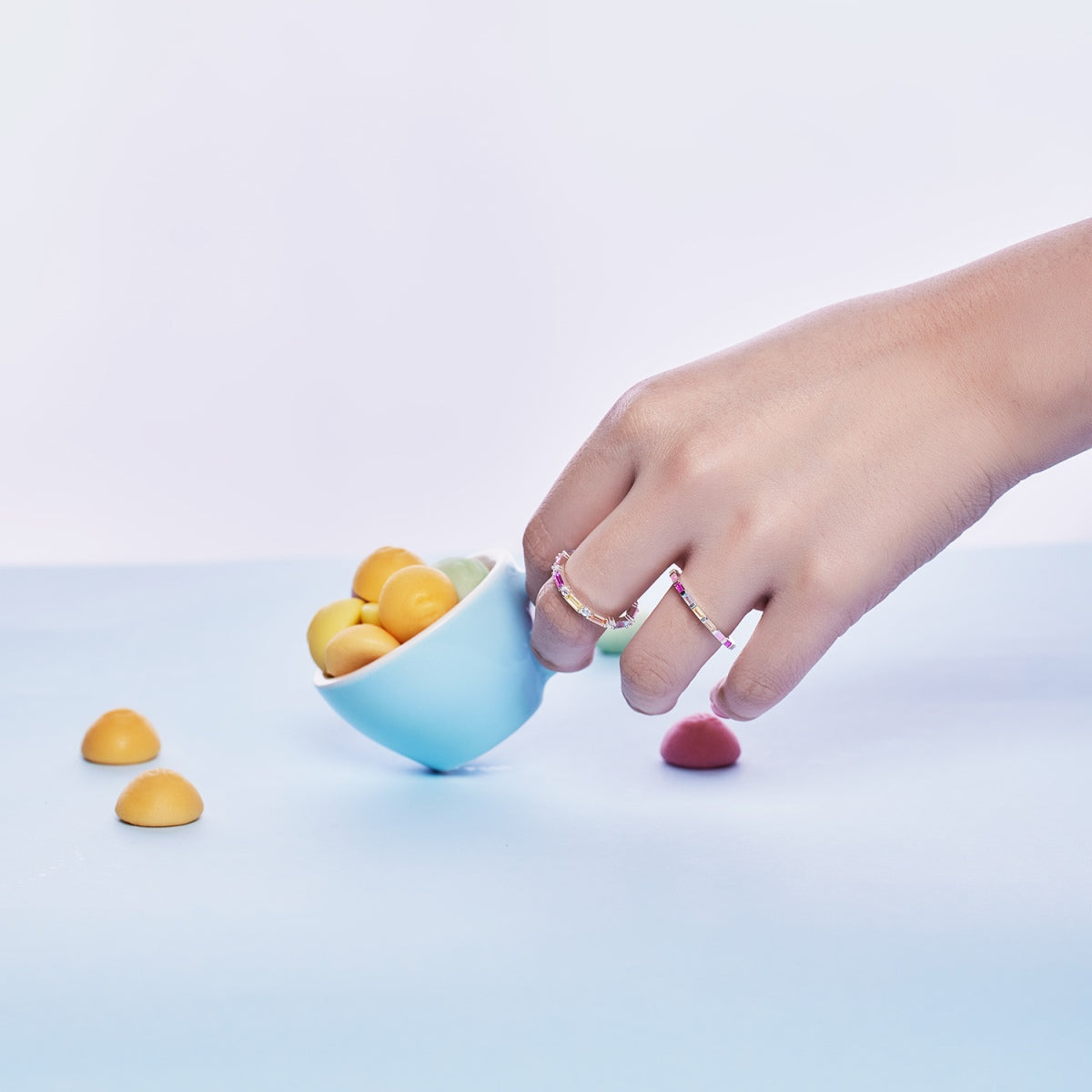 [Luxe Jewelry]Lively In Shades Elegant Radiant Cut Daily Ring