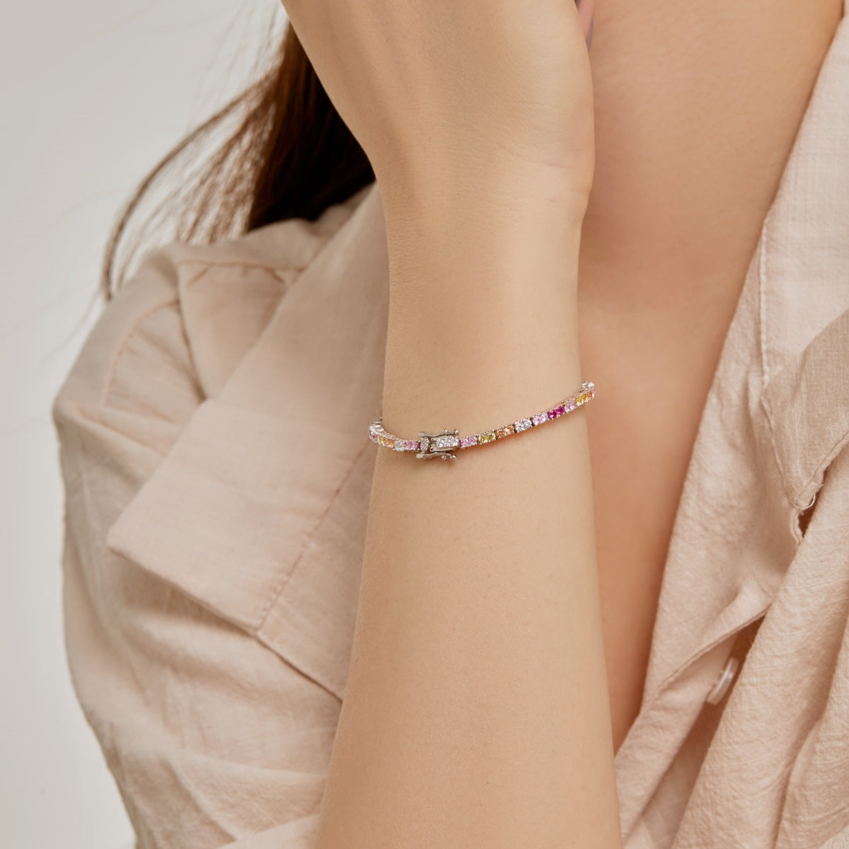 [Luxe Jewelry]Delicate Romantic Heart Shape Lover Bracelet