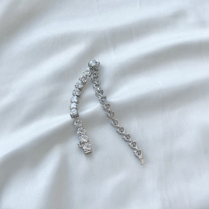 [Luxe Jewelry]0.75 Carat Elegant Romantic Heart Shape Lover Bracelet
