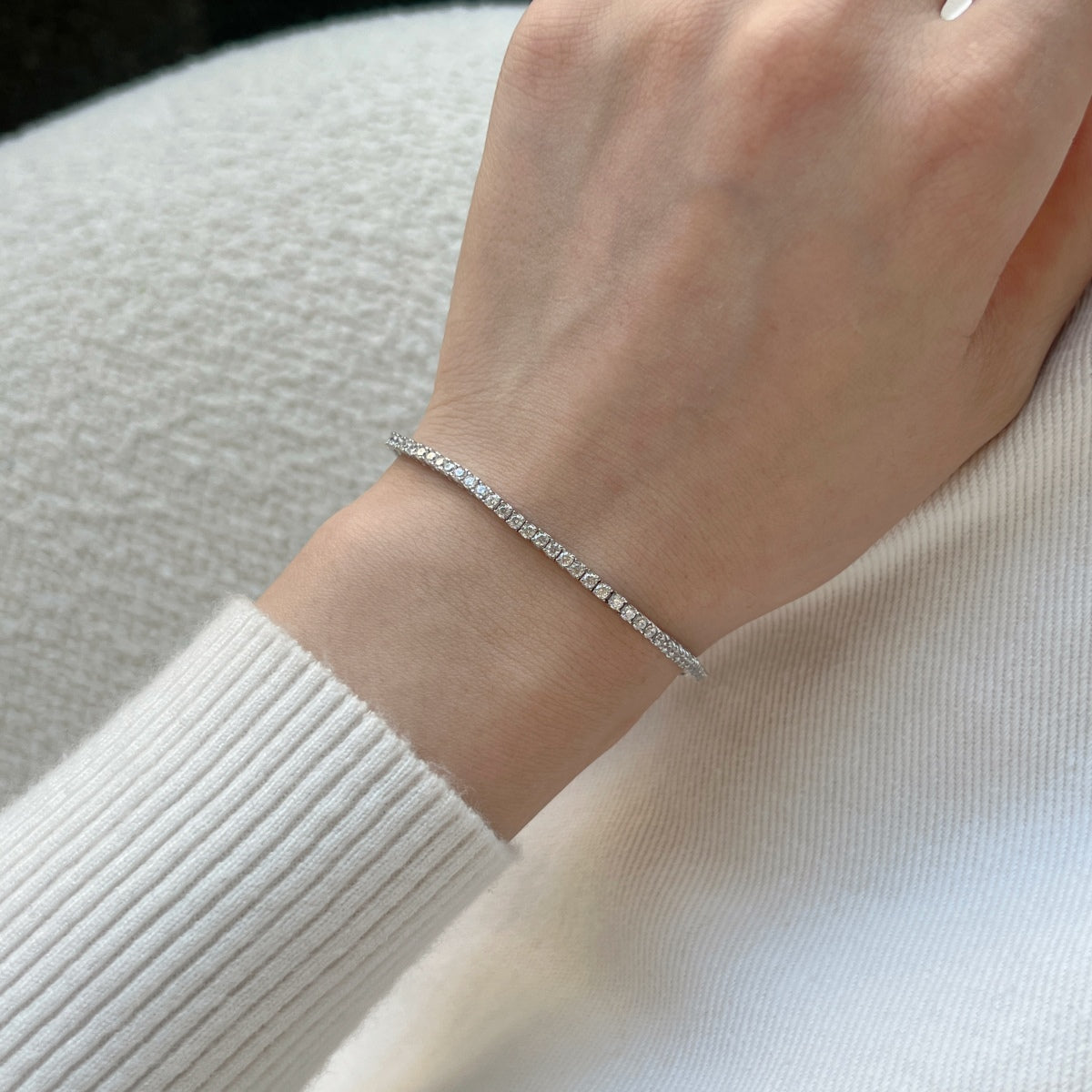 [Luxe Jewelry]Dazzling Exquisite Round Cut Daily Bracelet