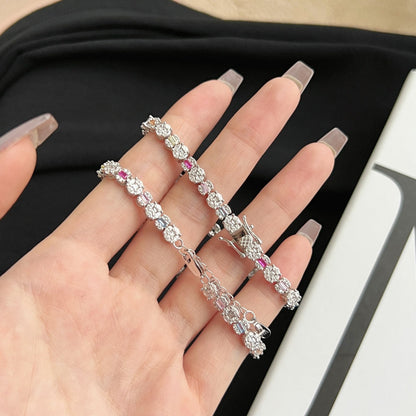 [Luxe Jewelry]Dazzling Radiant Multi Cut Daily Bracelet