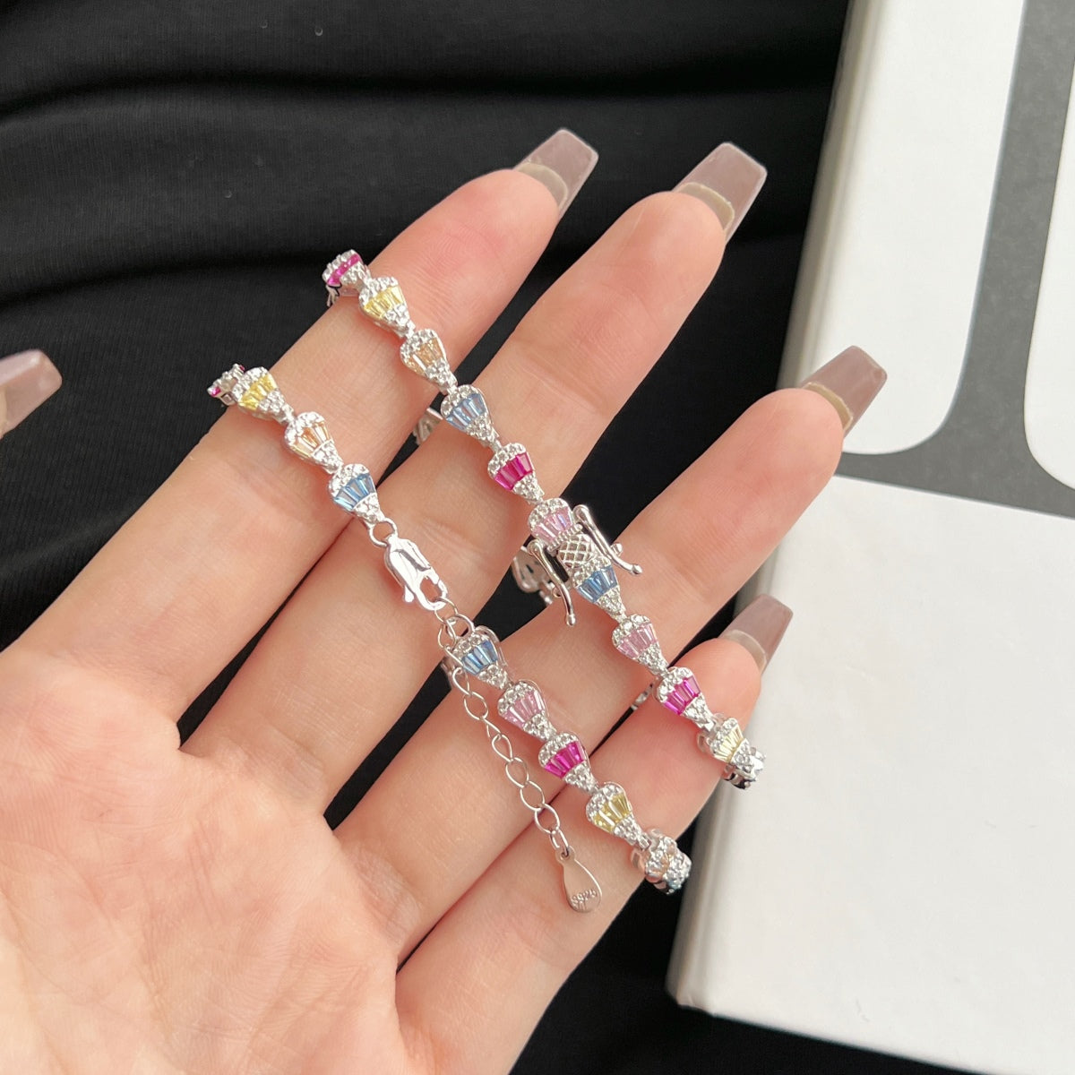 [Luxe Jewelry]Radiant Water Drop Shape Daily Bracelet