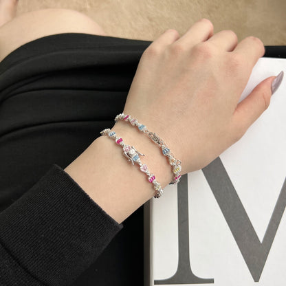 [Luxe Jewelry]Radiant Water Drop Shape Daily Bracelet