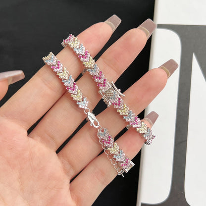 [Luxe Jewelry]Ornate Sparkling Round Cut Party Bracelet