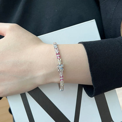 [Luxe Jewelry]Radiant Colorful Emerald Cut Party Bracelet