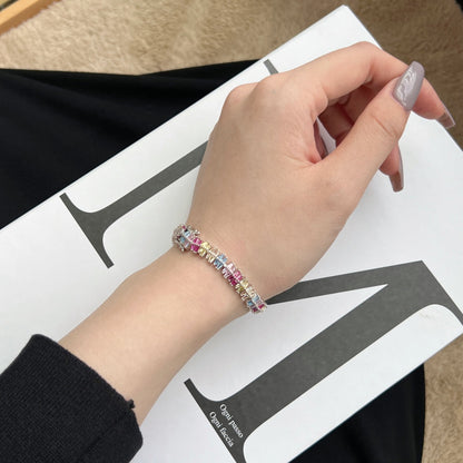 [Luxe Jewelry]Sparkling Exquisite Multi Cut Party Bracelet