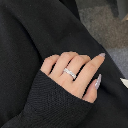 [Luxe Jewelry]Splashy Ornate Emerald Cut Cocktail Ring
