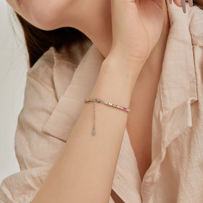 [Luxe Jewelry]Delicate Romantic Heart Shape Lover Bracelet