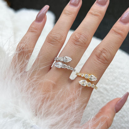 [Luxe Jewelry]Delicate Lively Snake Shape Daily Ring