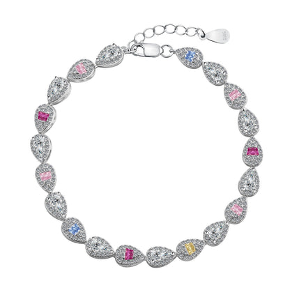 [Luxe Jewelry]0.25 Carat Radiant Water Drop Shape Daily Bracelet
