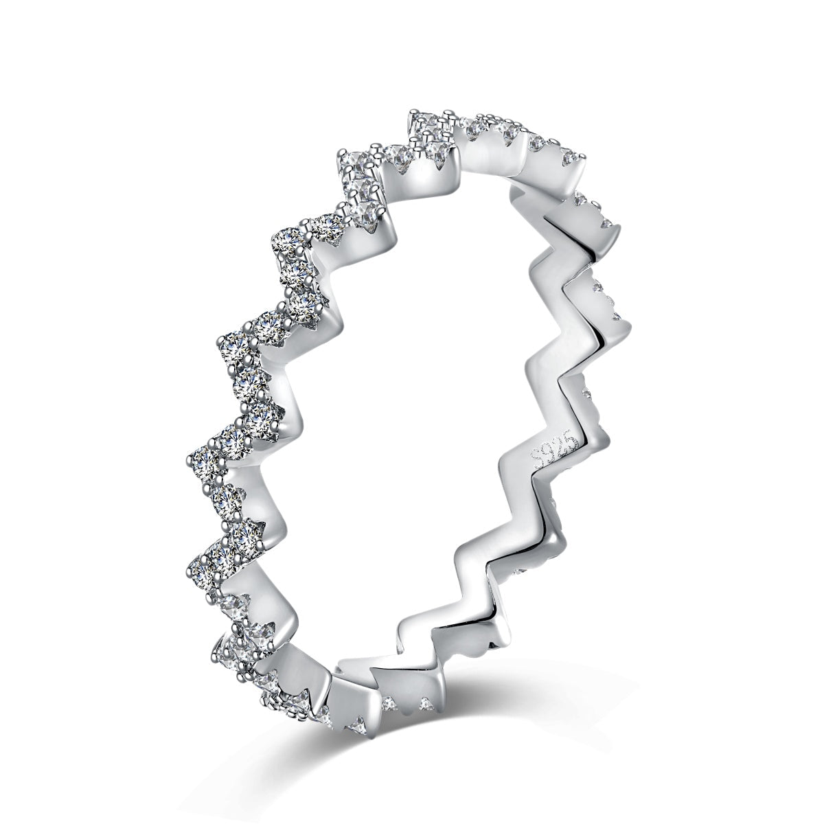 [Luxe Jewelry]Delicate Enchanting Wave Shape Daily Ring