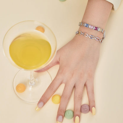 [Luxe Jewelry]Dazzling Colorful Daily Bracelet