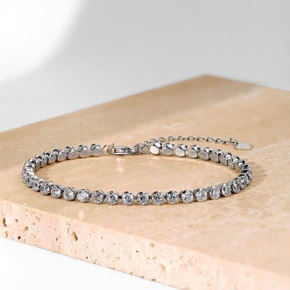 [Luxe Jewelry]Dazzling Sparkling Round Cut Daily Bracelet