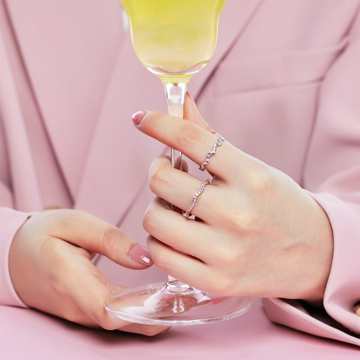 [Luxe Jewelry]Dainty Colorful Round Cut Party Ring