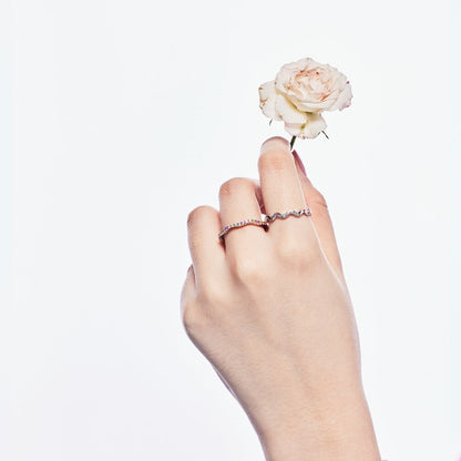 [Luxe Jewelry]Dainty Colorful Round Cut Party Ring