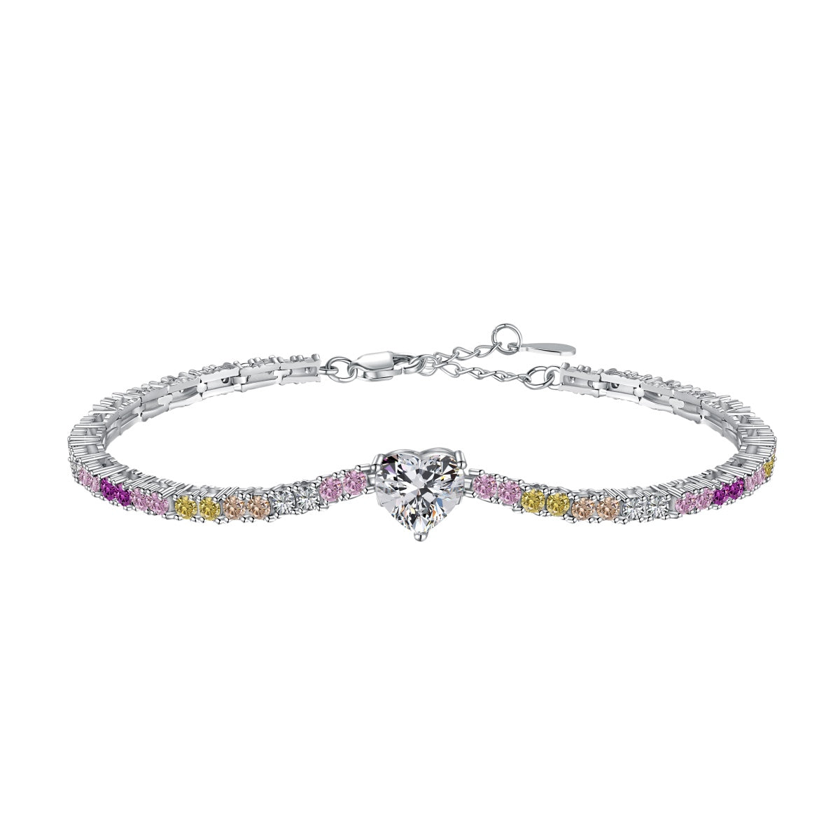 [Luxe Jewelry]Delicate Romantic Heart Shape Lover Bracelet