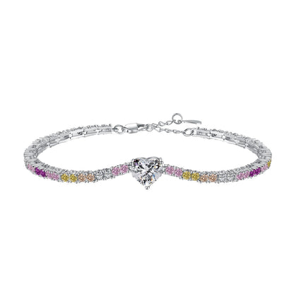 [Luxe Jewelry]Delicate Romantic Heart Shape Lover Bracelet