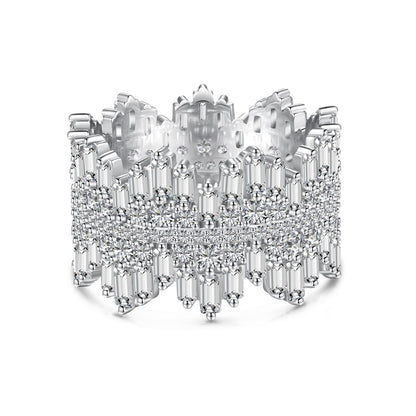 [Luxe Jewelry]Luxurious Colorful Radiant Cut Daily Ring