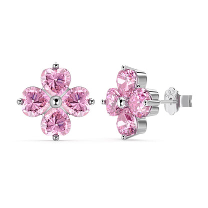 [Luxe Jewelry]Four-Leaf Clover Ball Earrings