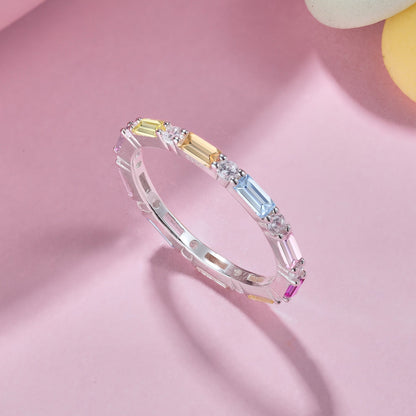 [Luxe Jewelry]Lively In Shades Elegant Radiant Cut Daily Ring