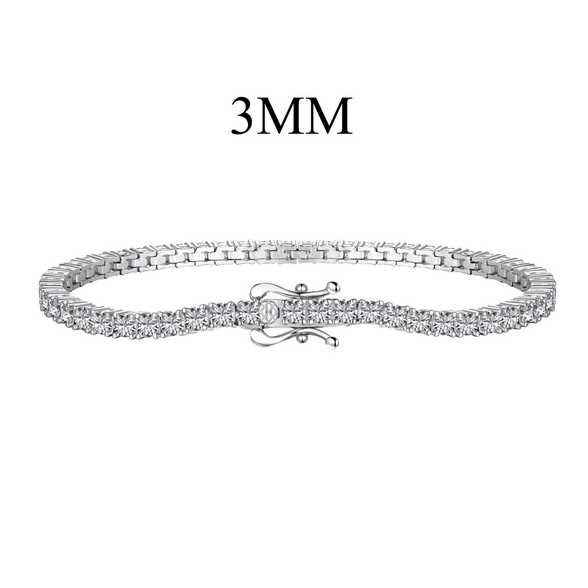 [Luxe Jewelry]Dainty Charming Round Cut Tennis Bracelet