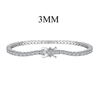 [Luxe Jewelry]Dainty Charming Round Cut Tennis Bracelet
