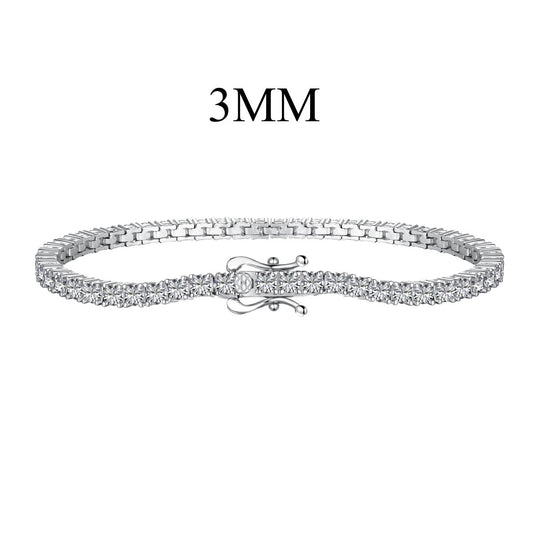 [Luxe Jewelry]Dainty Charming Round Cut Tennis Bracelet