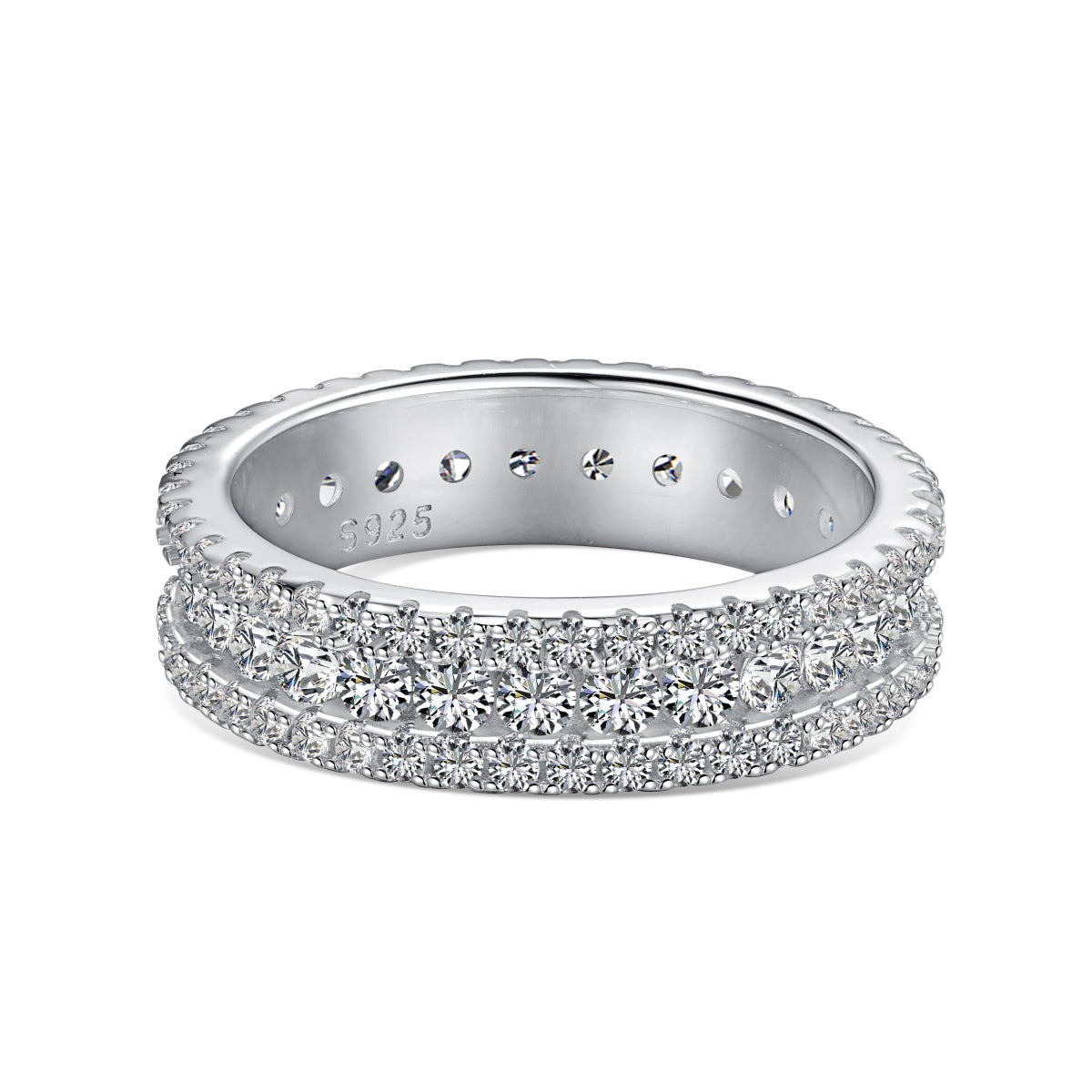 [Luxe Jewelry]Delicate Colorful Round Cut Daily Ring