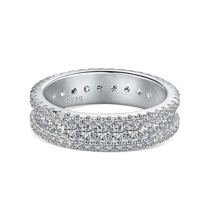 [Luxe Jewelry]Delicate Colorful Round Cut Daily Ring