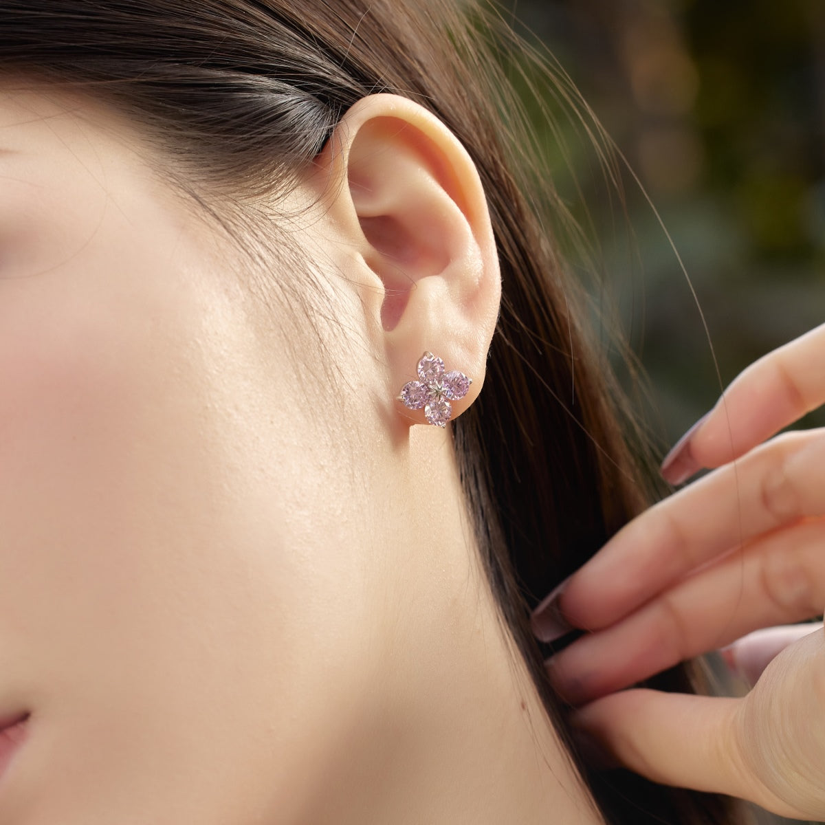 [Luxe Jewelry]Four-Leaf Clover Eight-Pointed Star Earrings