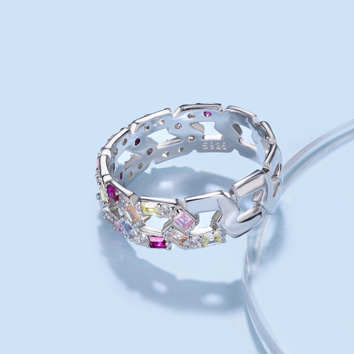 [Luxe Jewelry]Sparkling Vibrant Emerald Cut Daily Ring
