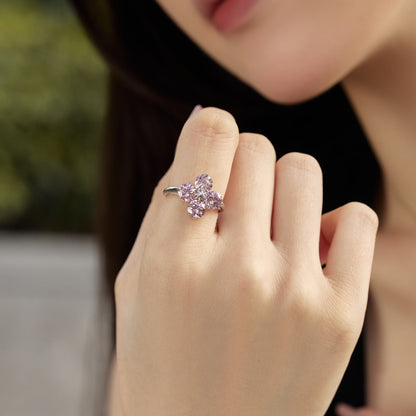 [Luxe Jewelry]Four-Leaf Clover Eight-Pointed Star Ring