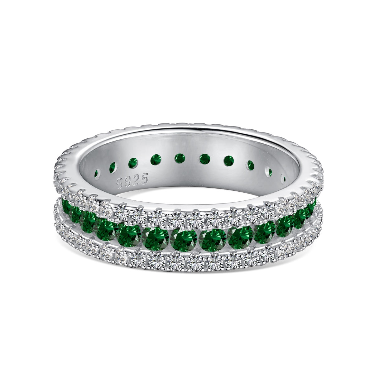 [Luxe Jewelry]Delicate Colorful Round Cut Daily Ring