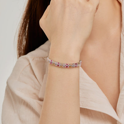 [Luxe Jewelry]Dainty Radiant Emerald Cut Daily Bracelet