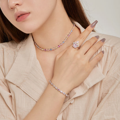 [Luxe Jewelry]0.25 Carat Radiant Water Drop Shape Daily Bracelet