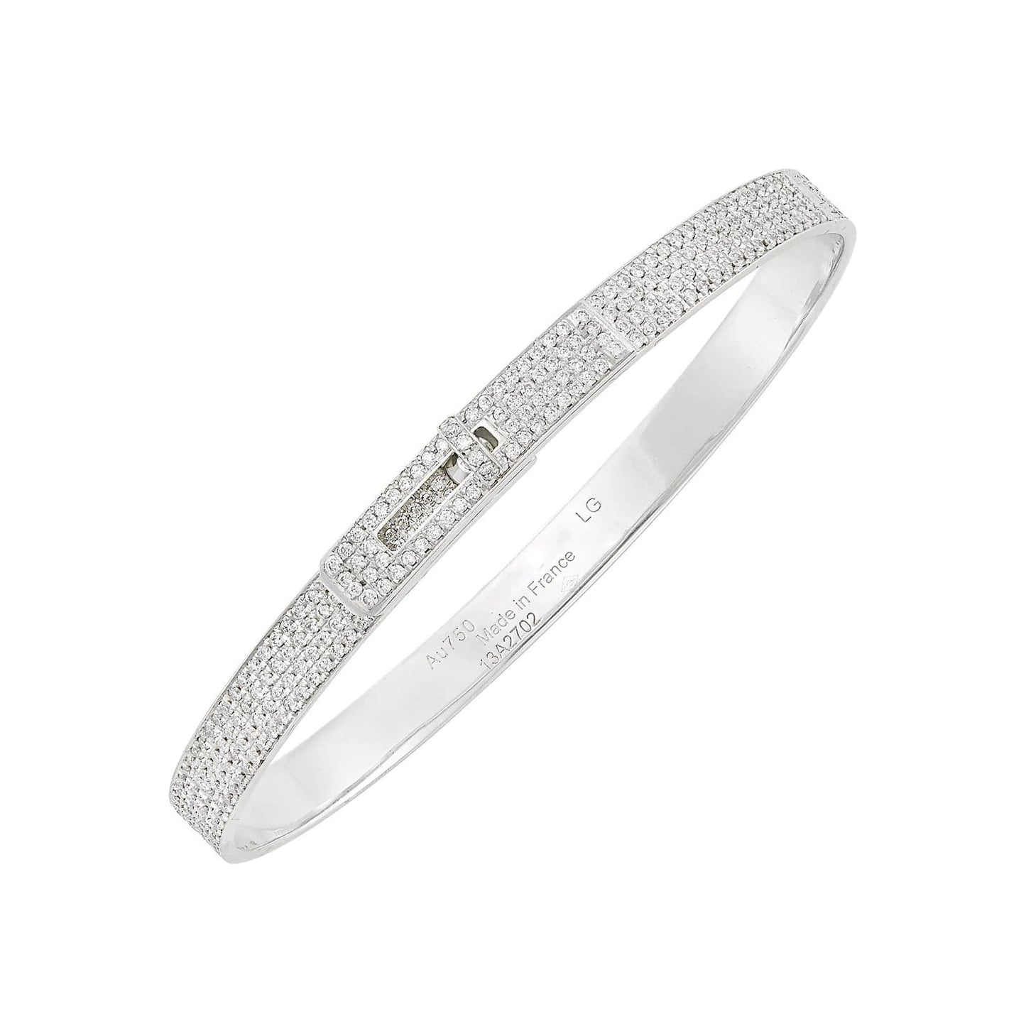 [Bijoux de luxe] Bracelet HM Kelly en argent et entièrement pavé de diamants