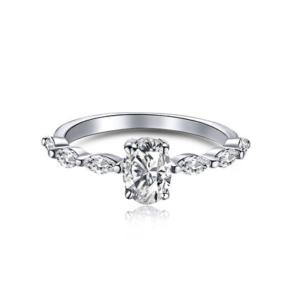 [Luxe Jewelry]0.75 Carat Luxurious Vibrant Elongated Cushion Cut Daily Ring