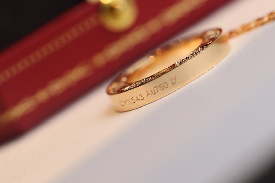 [Luxe Jewelry]LOVE NECKLACE ADJUSTABLE ROSE GOLD