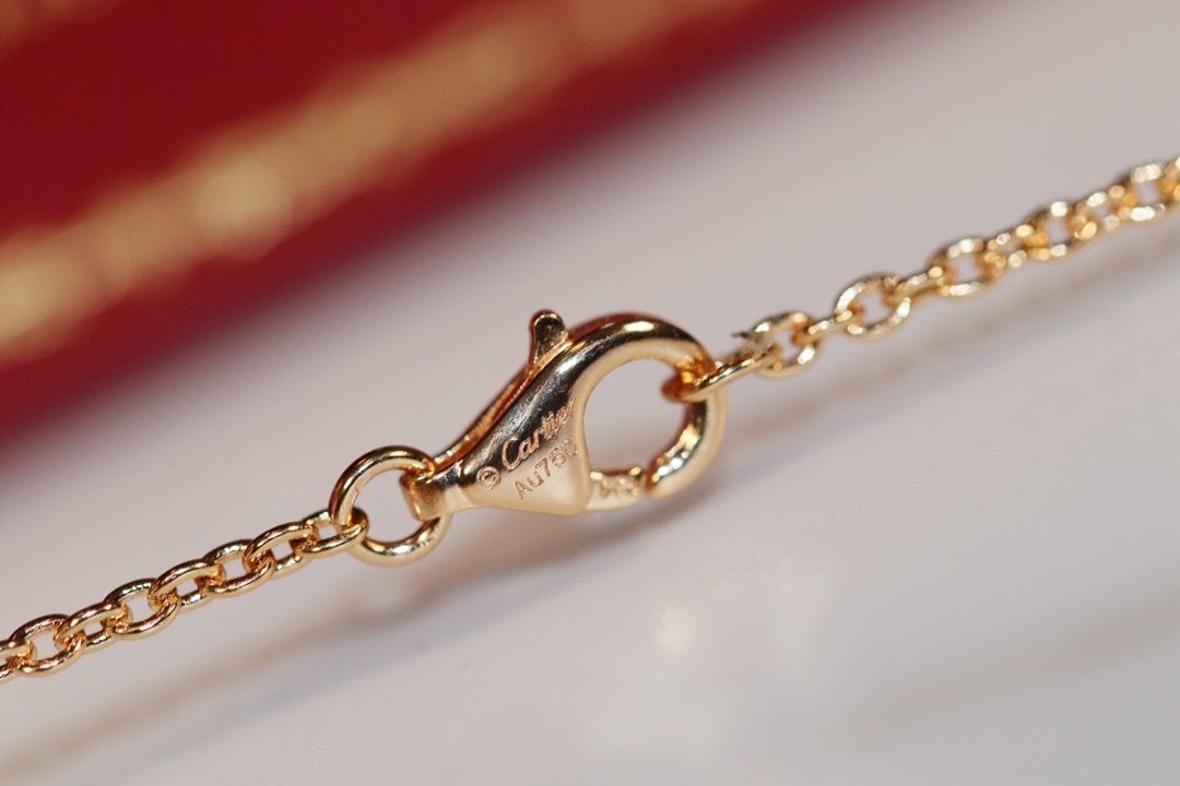 [Luxe Jewelry]LOVE NECKLACE PINK GOLD AND SILVER