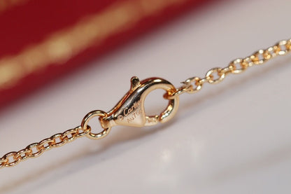 [Luxe Jewelry]LOVE NECKLACE PINK GOLD AND SILVER