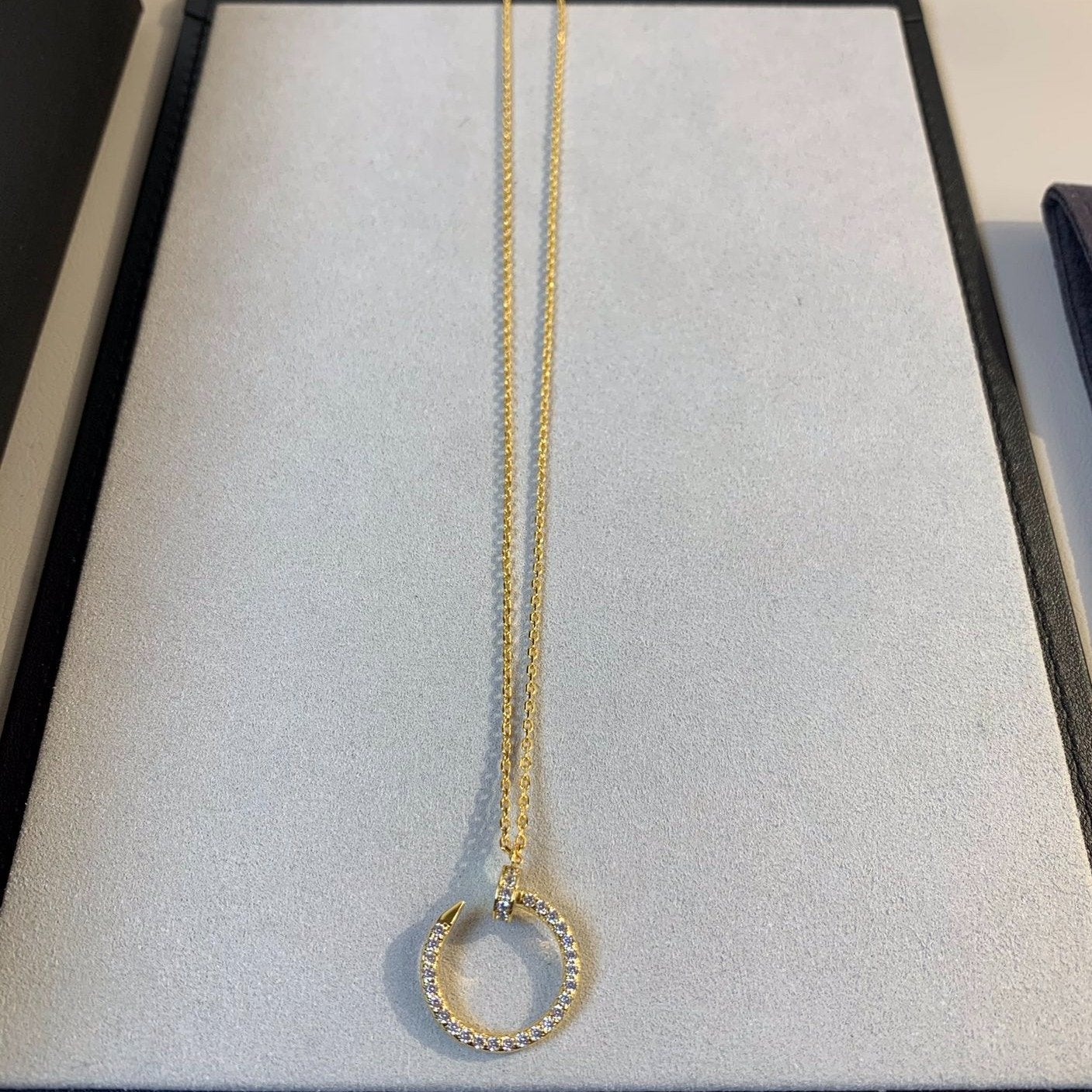 [Bijoux de luxe]Collier JUSTE en or et diamants 