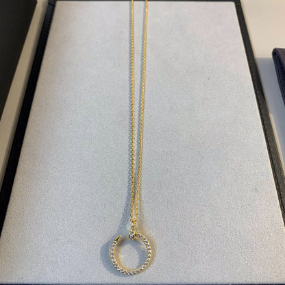 [Bijoux de luxe]Collier JUSTE en or et diamants 
