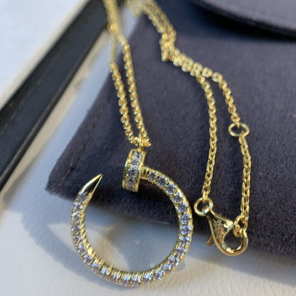 [Bijoux de luxe]Collier JUSTE en or et diamants 