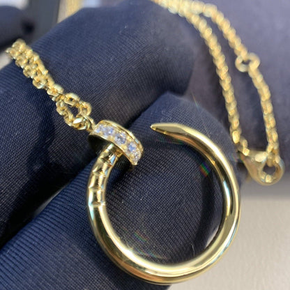 [Bijoux de luxe]Collier JUSTE en or et diamants 