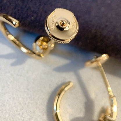 [Luxe Jewelry]JUSTE EARRINGS PINK GOLD