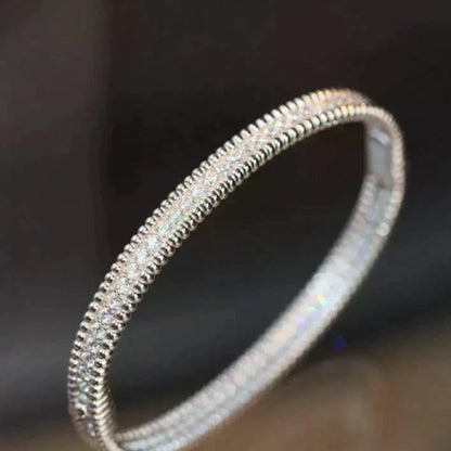 [Bijoux de luxe] BRACELET PERLEE DIAMANTS 1 RANG 