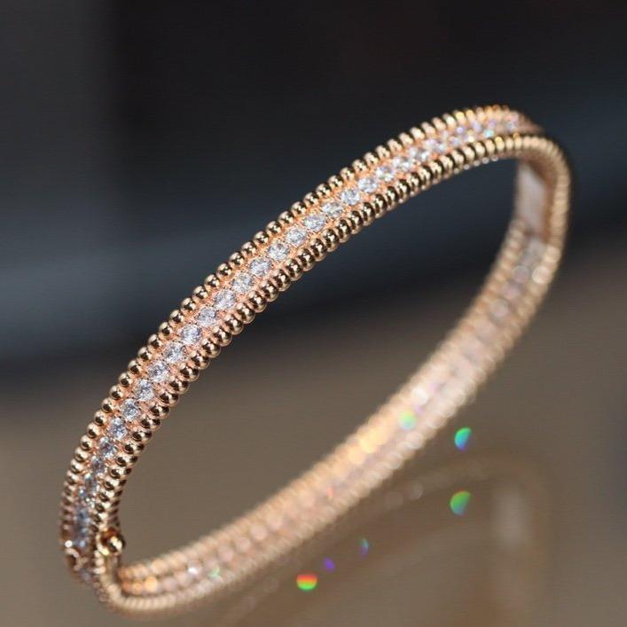 [Bijoux de luxe] BRACELET PERLEE DIAMANTS 1 RANG 
