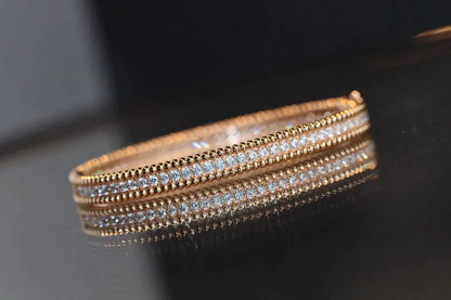 [Bijoux de luxe] BRACELET PERLEE DIAMANTS 1 RANG 