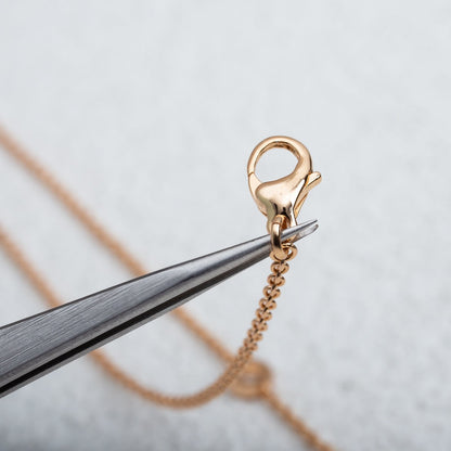 [Luxe Jewelry]PARENTESI NECKLACE PINK GOLD
