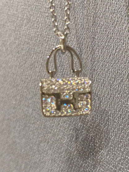 [Luxe Jewelry]CONSTANCE PEDANT DIAMOND NECKLACE